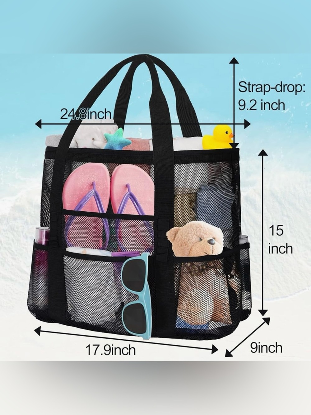 Beach tote bag NWT - Picture 5 of 7